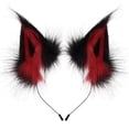 thumbnail image 1 of Handmade Wolf Cat Ears Headwear Party Cute Head Accessories for Festive Celebrations and Themed Events, 1 of 6