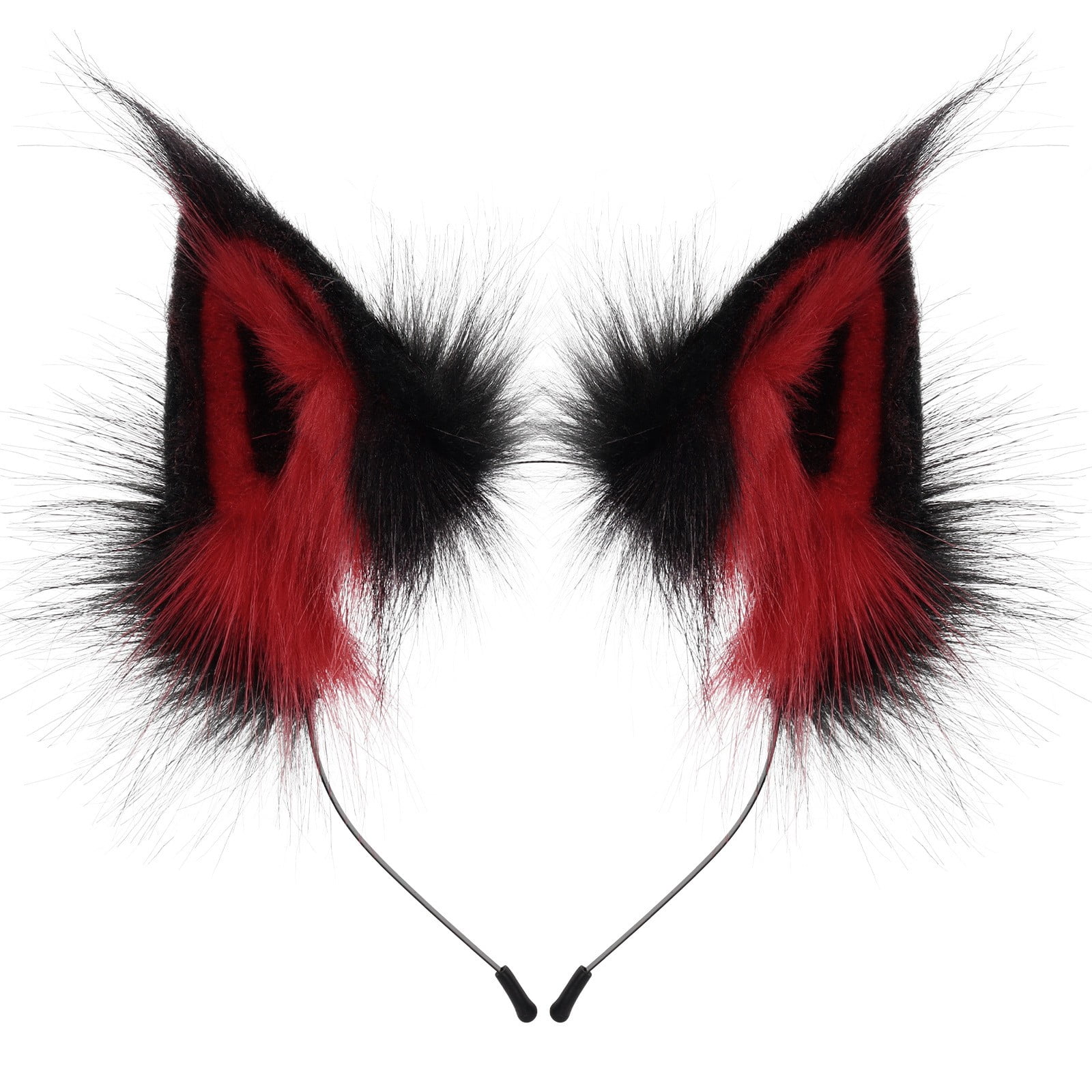 Handmade Wolf Cat Ears Headwear Party Cute Head Accessories for Festive ...