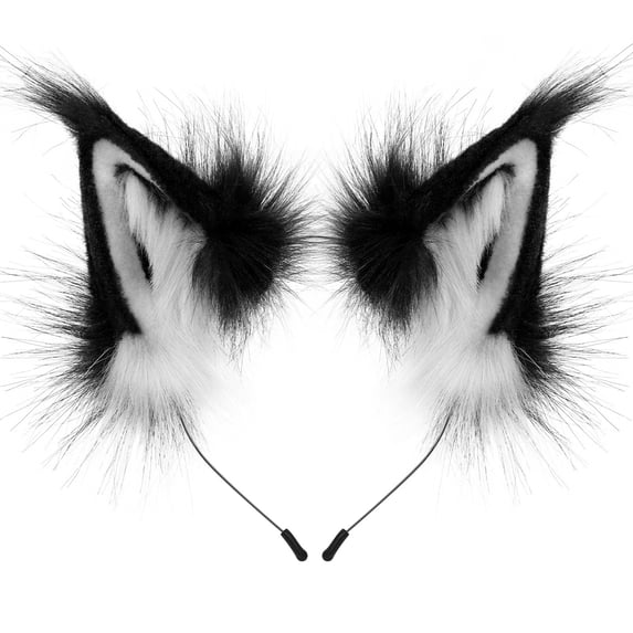 Handmade Wolf Cat Ears Headwear for Party Accessory Distinctive Hairpiece