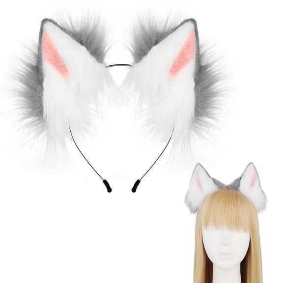 Handmade Wolf Ears Headband Halloween Christmas Cosplay Costume Accessories Christmas Decorations Safeglitz