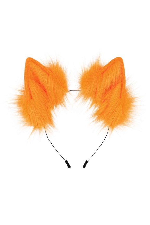 Handmade Wolf Ears Headband for and Parties Fashionable Festival Accessory for Animal Lovers