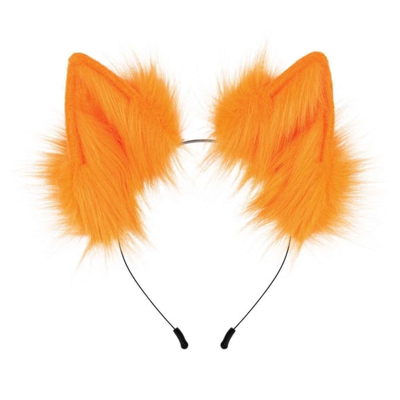 Handmade Wolf Ears Headband for and Parties Fashionable Festival Accessory for Animal Lovers