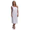 thumbnail image 1 of Handmade Women's Eyelet Trim Pleated Night Dress White (12/XL), 1 of 3
