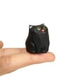 thumbnail image 1 of Handmade Wood Black Cat Figurines for Home Decor, Set of 1, 1 of 5