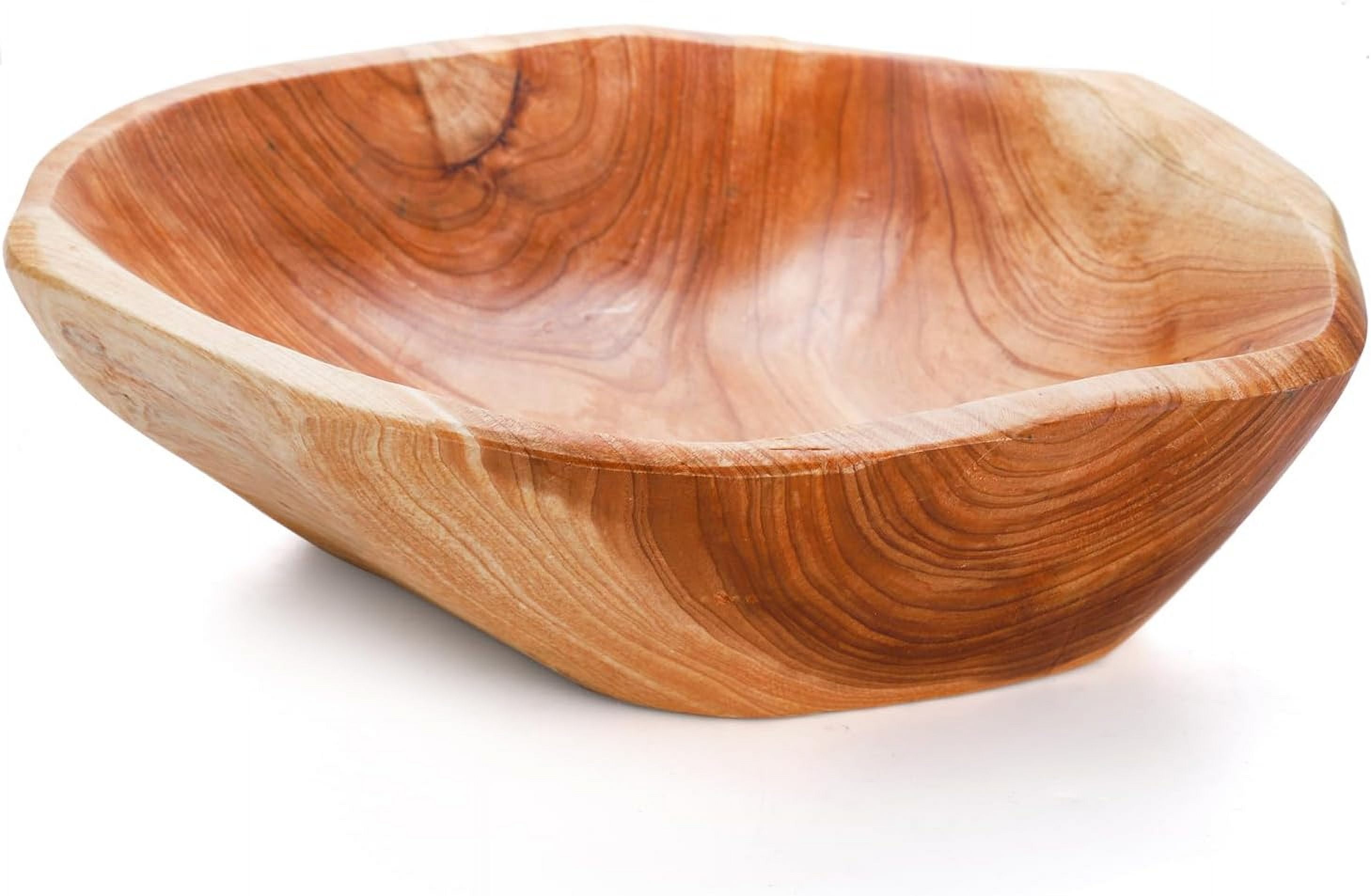 Handmade Wood Root Dish Bowl Natural Wooden Snack Bowl for Candy