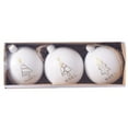 thumbnail image 1 of Handmade Wooden Christmas Balls - Triple Pack Farmhouse Decor for Trees & Wreaths, 1 of 4