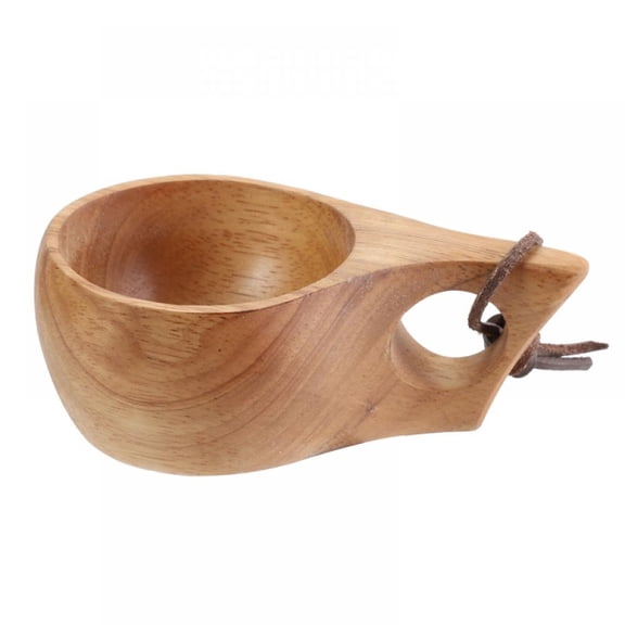 Handmade Wooden Cup Lapland Finland Kuksa Wood Tea Coffee Mug Cups Craft