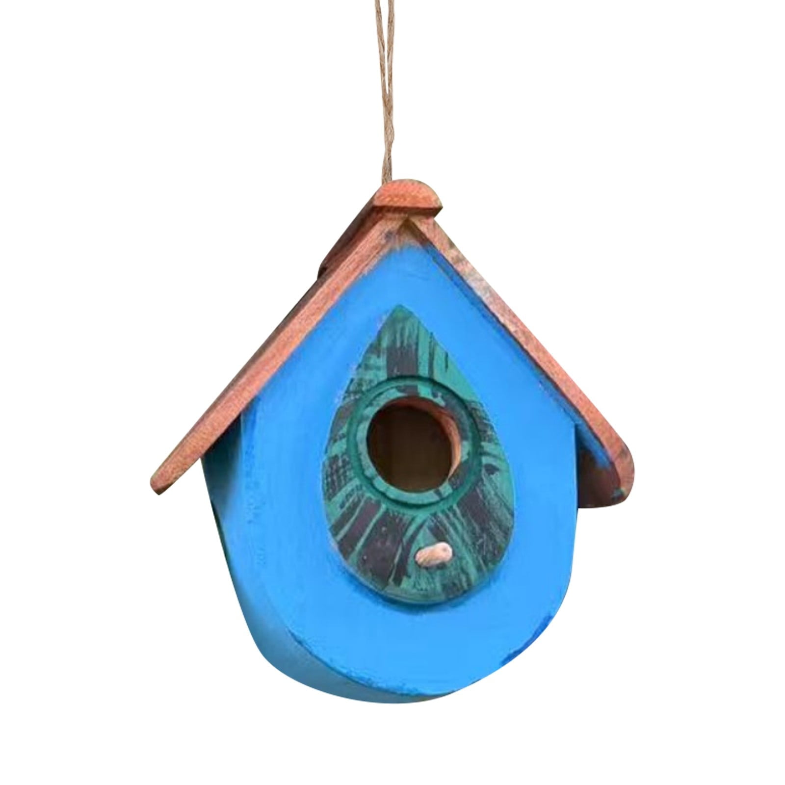 Handmade Wooden Hummingbird Birdhouse – Weather-Resistant Outdoor ...