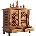 thumbnail image 1 of Handmade Wooden Temple/Temple for Home/Pooja Mandir/Pooja..., 1 of 4
