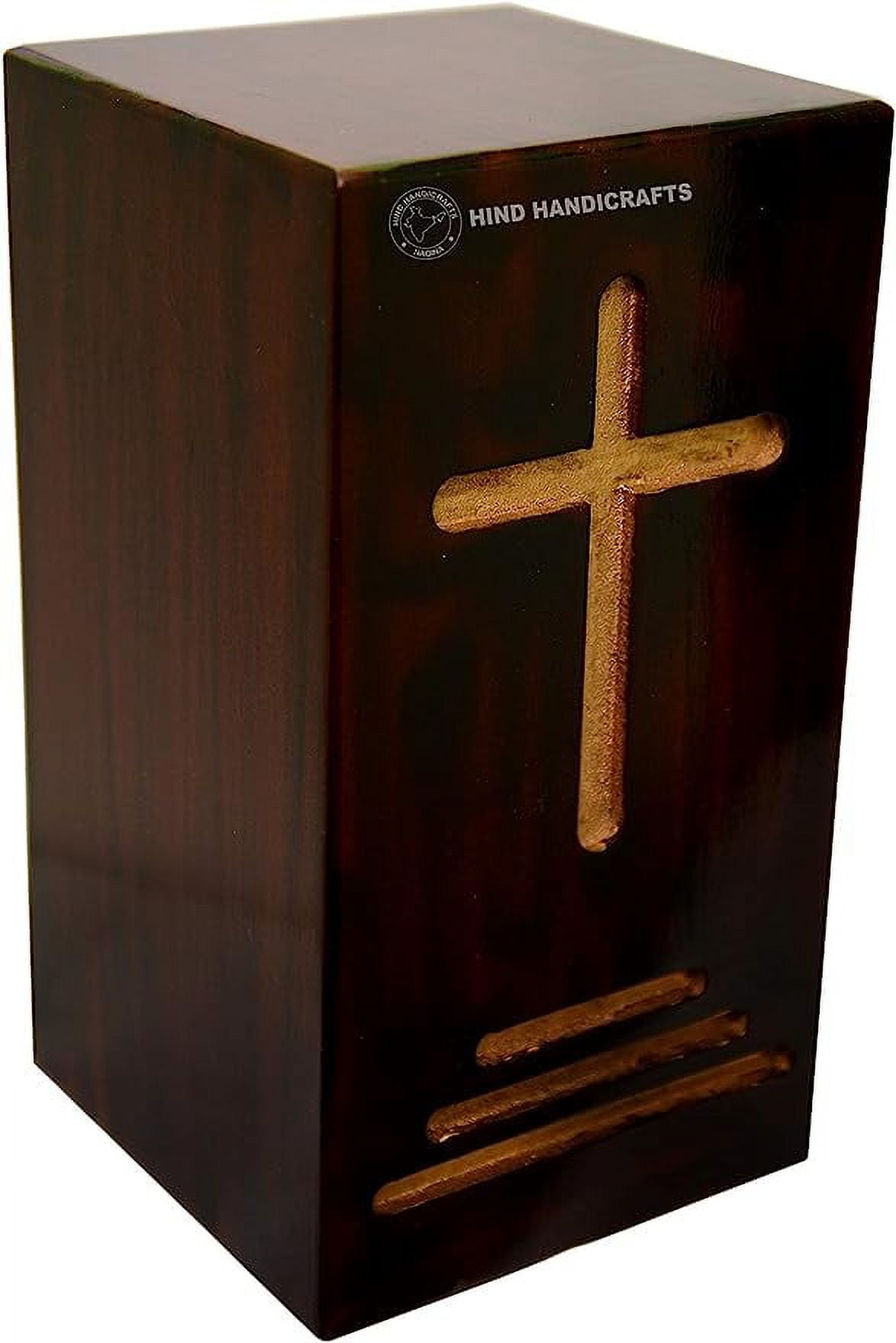 Handmade Wooden Urns for Human Ashes Adult Large , Wooden Cremation