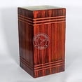 thumbnail image 1 of Handmade Wooden Urns for Human Ashes Adult Large- Wooden Cremation Urns for Ashes Engraving, Wooden Funeral Urn Box (Medium - 9 x 5.5 x 5.5 Inches - 150 lb, Teak Brown), 1 of 3
