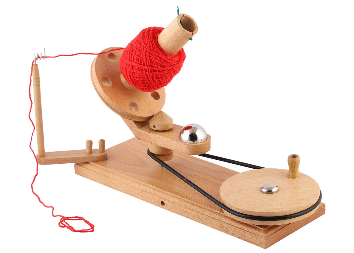 Wooden Yarn Ball Winder | Center Pull Ball Yarn Winder Swift | For Heavy Duty Large Knitter's Gifts FREE SHIPPING