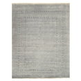 thumbnail image 1 of Handmade Wool Area Rug - 5x8 Gray Tribal Pattern - Soft Plush Rug for Living Room Bedroom, 1 of 3
