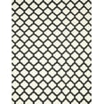 thumbnail image 1 of Handmade Wool Black Transitional Trellis Reversible Modern Moroccan Kilim Rug, 1 of 5