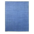 thumbnail image 1 of Handmade Wool Blue Traditional Solid Lori Baft Rug, 1 of 5