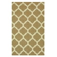 thumbnail image 1 of Handmade Wool Brown Contemporary Trellis Flatweave Revesible Moroccan Rug, 1 of 5