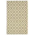 thumbnail image 1 of Handmade Wool Gray Contemporary Trellis Flatweave Revesible Moroccan Rug, 1 of 5