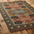 thumbnail image 1 of Handmade Wool Jute Kilim Rug, Handwoven Area Rug, Boho Décor Rug, Kilim Jute Rug, Flatweave Rug, Bohemian Rug, Indian Dhurrie Rug, 1 of 3