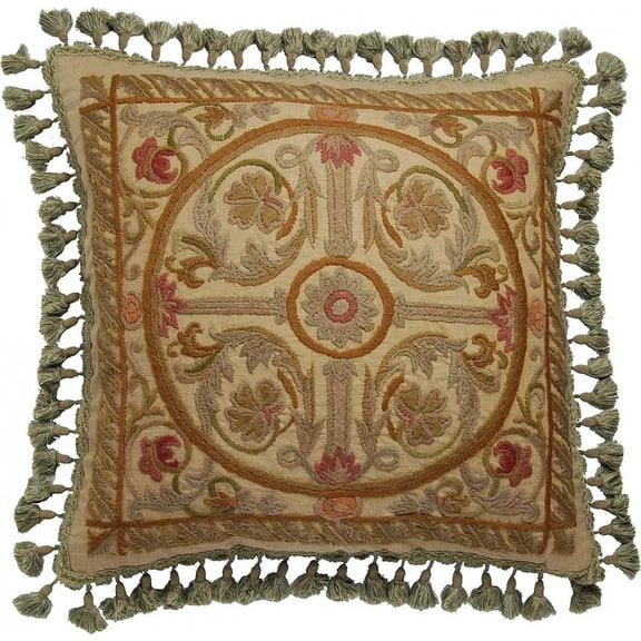 Handmade Wool and Down Throw Pillow-Traditional Style