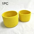 thumbnail image 1 of Handmade Woven Cotton Rope Storage Basket Cosmetics Jewelry Desktop Storaging Keys Snacks Box Sundries Organizer, 1 of 10