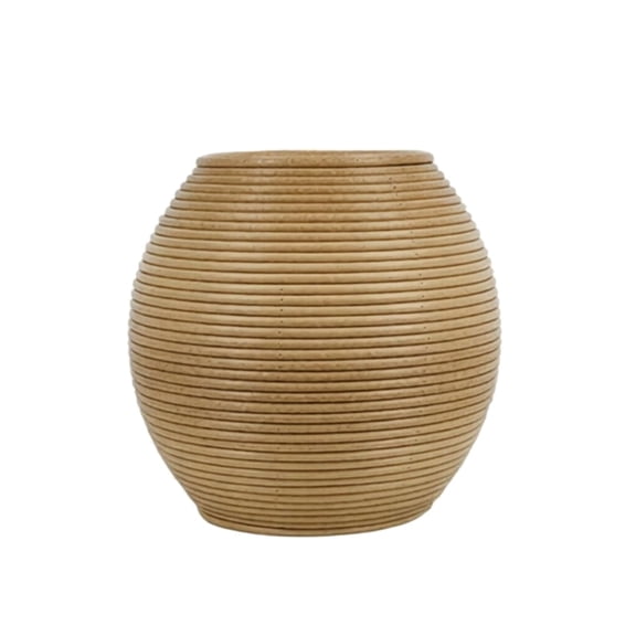 Handmade Woven Flower Vases Basket Rattan Vases Weaving Room Flower Arrangers