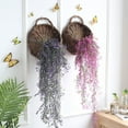 thumbnail image 1 of Handmade Woven Hanging Basket Wall Mounted Planter Basket,Natural Wicker Rattan Plant Flower Pot, 1 of 6