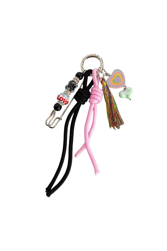 Handmade Woven Keychain Exquisite Handmade Key Chain Lightweight Woven Knot Charm for Keys and Backpacks