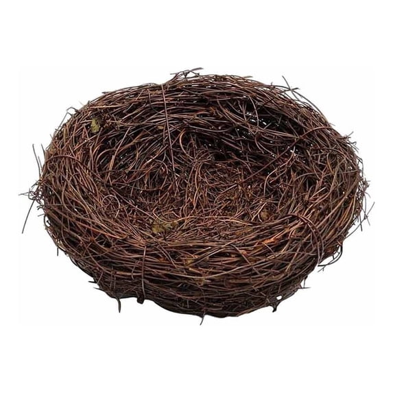 Handmade Woven Vine Bird Nest,Natural Rattan Breeding Box for Small Birds,Rustic Garden Decoration and Photography Prop for Outdoor Courtyards