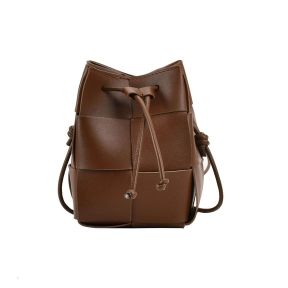 Handmade Woven Water Bucket Crossbody Bag for Women - Trendy Design