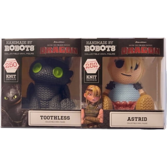 Handmade by Robots - How to Train Your Dragon - Astrid & Toothless 2-Pack