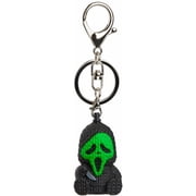 Ghost Face 1.75" Micro Charm Fluorescent Green Limited Edition Vinyl Figure   Handmade by Robots