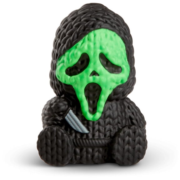 Ghost Face 1.75" Micro Vinyl Figure Fluorescent Green  Handmade by Robots