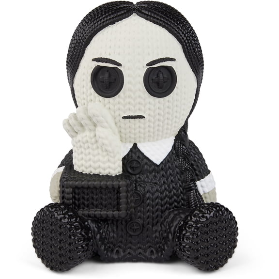 Handmade by Robots - The Addams Family - Wednesday with Thing #101 (Limited Edition Glow in the Dark)