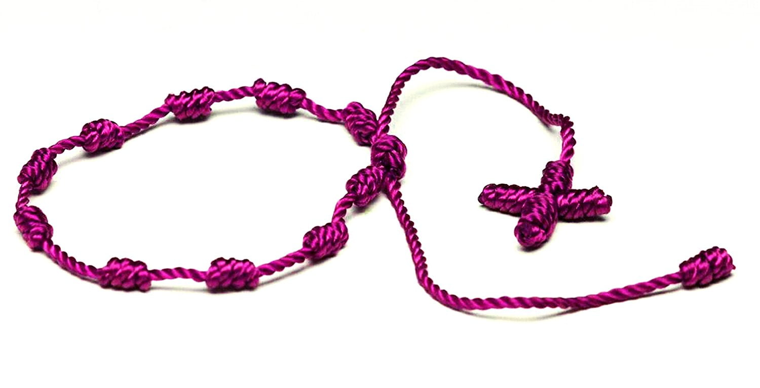 Knotted Cross Bracelet, String Jewelry, Prayer Bracelet, Rosary Bracelet,  Religious Gifts, Bracelet With Cross, String Bracelets - Etsy Finland