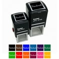 thumbnail image 1 of Handmade in Box Self-Inking Rubber Stamp Ink Stamper - Black Ink - Small 1 Inch, 1 of 7