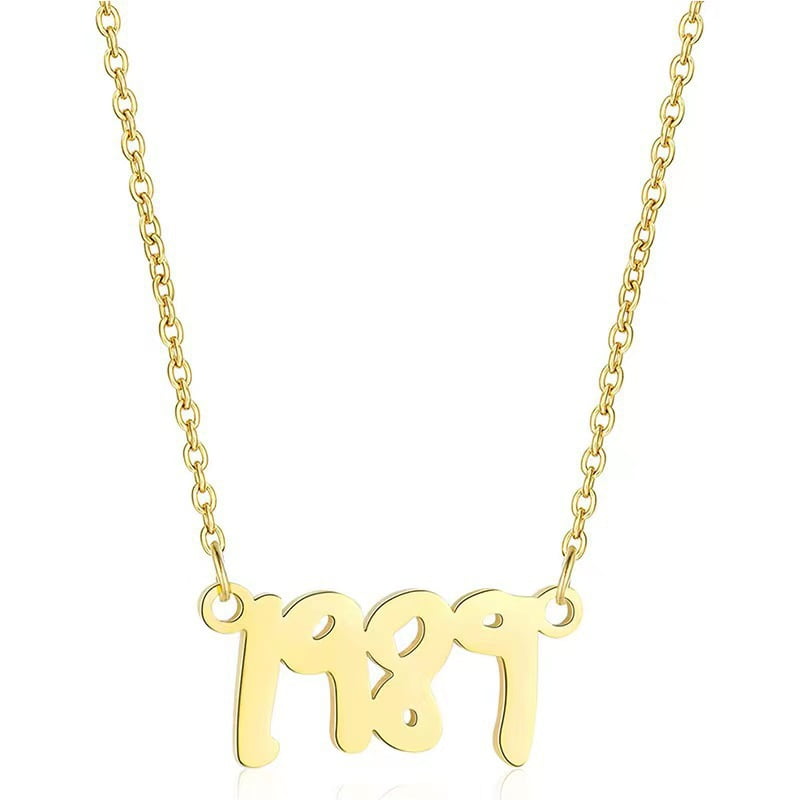 Handmade production 1989Taylor Swift Stainless Steel Necklace Singer