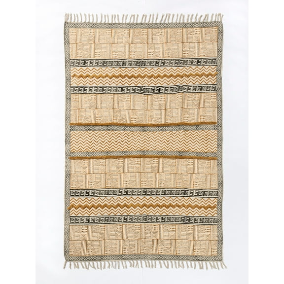 Handmade rug hallway rug Cotton flatweave rug Hand washable runner Modern stair rug Living room rug 4x6 feet