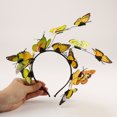 thumbnail image 1 of Handmade wedding headwear Korean bride super fairy ladies garland headband wedding butterfly headband hair accessories hairpin (4,Headbands), 1 of 7