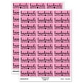 thumbnail image 1 of Handmade with Love Heart Detail Sticker Set - Light Pink - Matte Finish - 1.75" Medium, 1 of 7