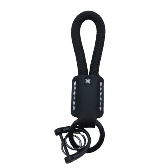 Handmade1eatherKeychain Braided Rope Key Chain Pendant for Business Meetings