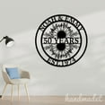 thumbnail image 1 of Handmadetneonsign 50th Years Anniversary Metal Wall Art Light, Event Metal Sign Wall Decor, House Metal Decor 56525, 1 of 5