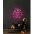 thumbnail image 1 of Handmadetneonsign Abstract Couple Neon Sign, Line Lovers Led Sign, Custom Neon Sign, Lover Led Sign, 1 of 5