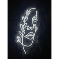 thumbnail image 1 of Handmadetneonsign Abstract Face Neon Sign, Woman Face Led Sign, Face Led Light, Custom Neon Sign, Home Decor, Led Lights, Girl Face Neon Light, Wall Décor, 1 of 4