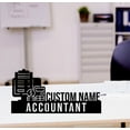 thumbnail image 1 of Handmadetneonsign Accoutant Metal Nameplate, Accoutant Desk Nameplate, Accoutant Desk Name Plate Decor, 1 of 5