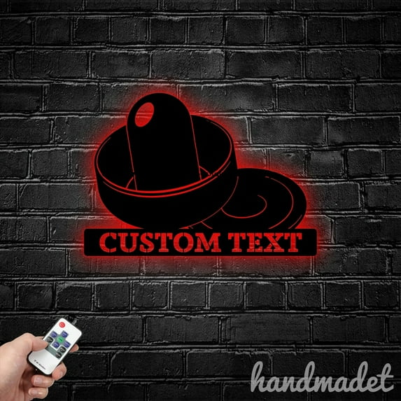 Handmadetneonsign Air Hockey Metal Wall Art, Hockey Player Metal Sign Wall Decor, Sport Metal Decor