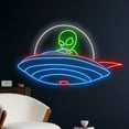 thumbnail image 1 of Handmadetneonsign Alien UFO Led Sign, Alien UFO Neon Light, Alien UFO Neon Sign, Alien Led Light, 1 of 5