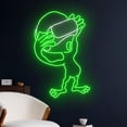 thumbnail image 1 of Handmadetneonsign Alien VR Game Led Sign, Alien VR Game Neon Light, Swag Alien Neon Sign, 1 of 5
