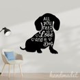 thumbnail image 1 of Handmadetneonsign All You Need Is Love And A Dog Metal Wall Art Light, Dachshund Metal Sign Wall Decor, Pet Lover Metal Decor, 1 of 5
