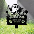 thumbnail image 1 of Handmadetneonsign American Foxhound Dog Memorial Metal With Stake, Foxhound Dog Metal Name Sign Stake, Dog Metal Stake Decor 45051, 1 of 5