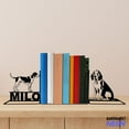 thumbnail image 1 of Handmadetneonsign American Foxhound Dog Metal Bookends, Dog Name Bookend, Dog Table Bookshelf Decor 73267, 1 of 4